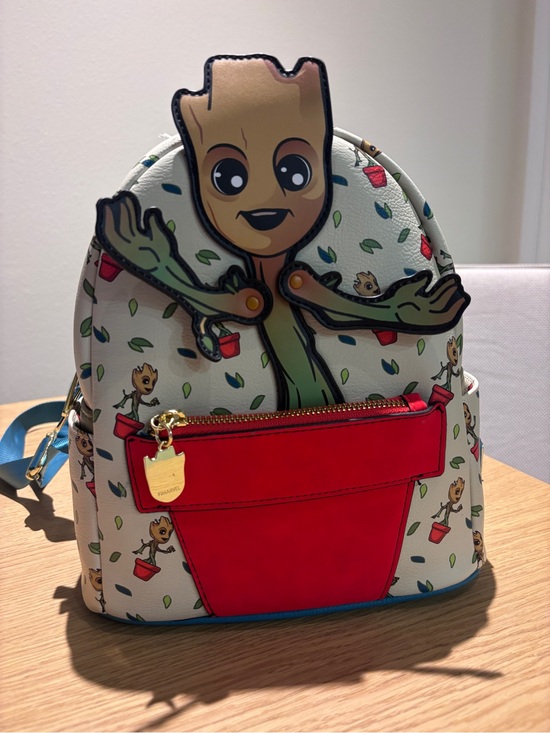 groot loungefly mini backpack Marvel Guardians of The Galaxy Full-Size : Clothing, Shoes & Jewelry The compact mini backpack silhouette and adjustable straps provide a wearable shape fans will love Guardians of the Galaxy -
